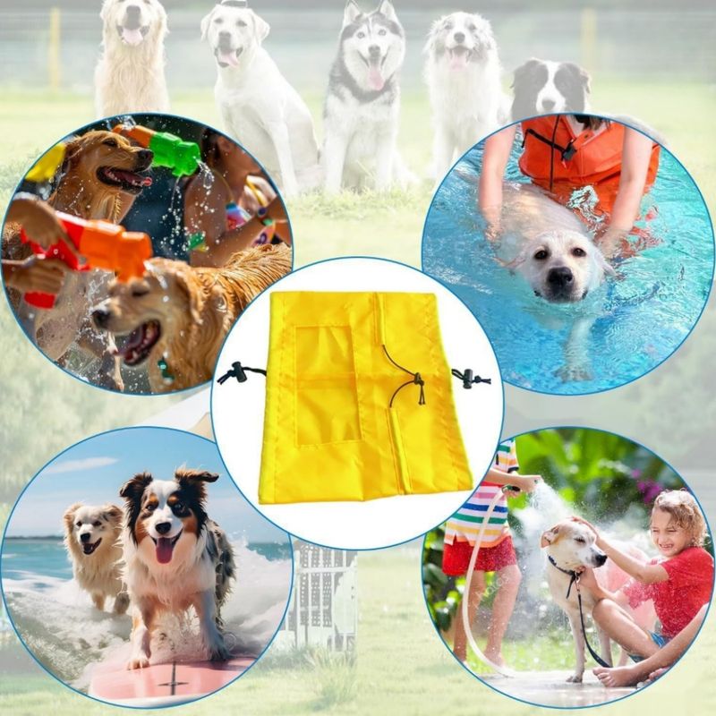 FurryFusion Bonnet de douche pour chien