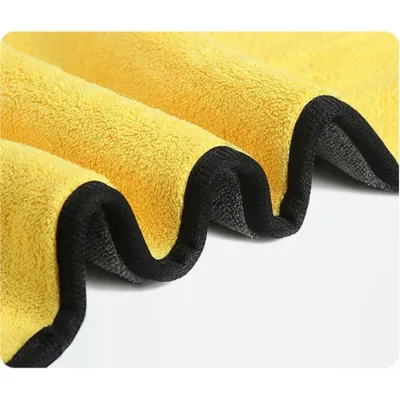 FurryFusion Serviette de bain pour chien et chat en velours corail