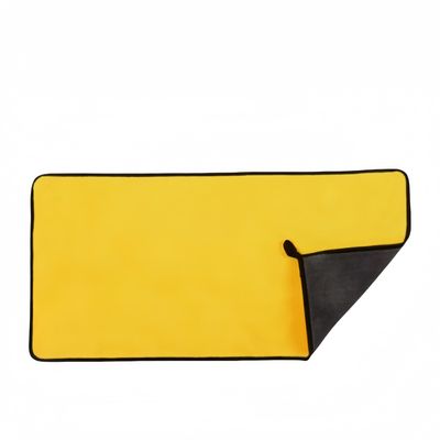 FurryFusion Serviette de bain pour chien et chat en velours corail