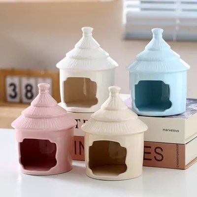 FurryFusion Nid en céramique pour hamster