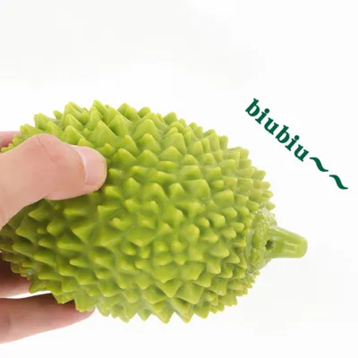 FurryFusion Jouet en forme de durian pour chien