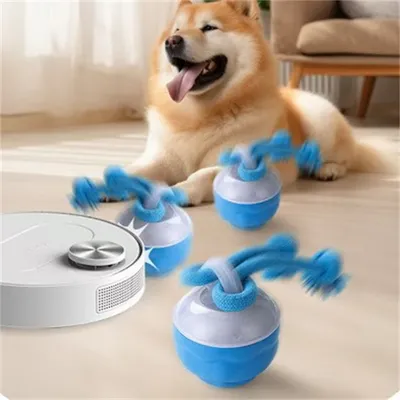 FurryFusion Bille Roulante Intelligente pour Chiens