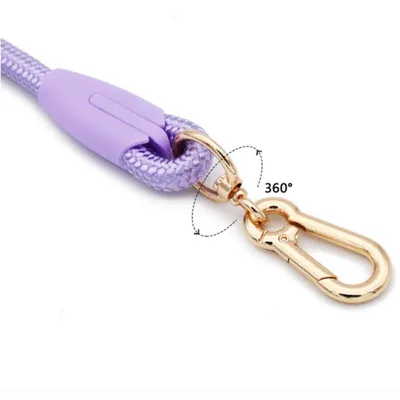 FurryFusion Corde de traction et collier en nylon pour chien moyen