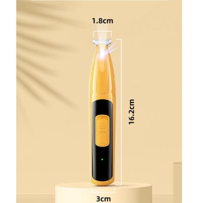 FurryFusion Recortadora de pelo de patas de gato con luz LED