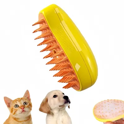 FurryFusion Peigne électronique avec pulvérisation pour chien et chat