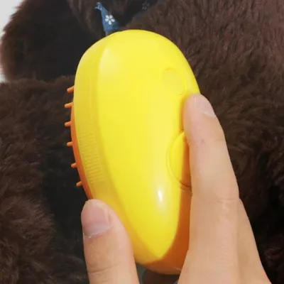 FurryFusion Peigne électronique avec pulvérisation pour chien et chat