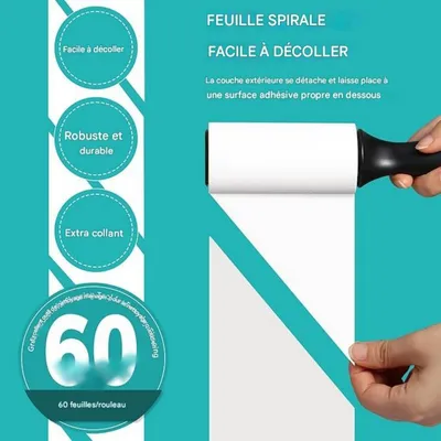 FurryFusion -Rouleau pour poils d'animaux