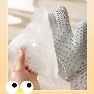 FurryFusion Gant pour caresser et soigner son chat