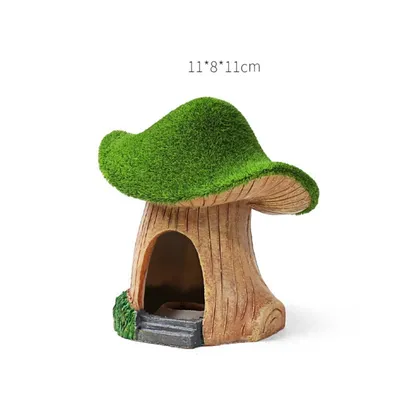 FurryFusion Décoration d'aquarium en résine en forme de champignon