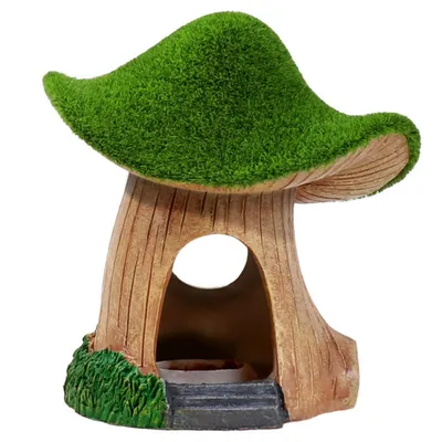 FurryFusion Décoration d'aquarium en résine en forme de champignon