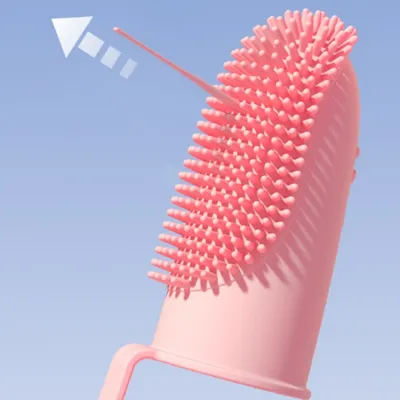 FurryFusion Brosse à dents pour chats et chiens