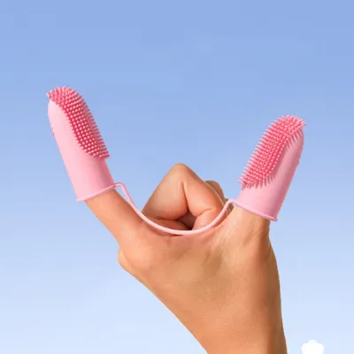 FurryFusion Brosse à dents pour chats et chiens