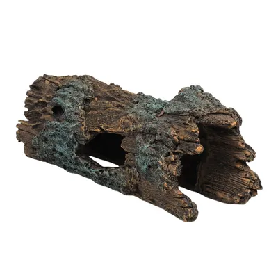FurryFusion Trou d'écorce en résine pour reptile FurryFusion Trou d'écorce en résine pour reptile