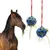 FurryFusion Boule distributeur de foin pour chevaux en TPR résistant FurryFusion Boule distributeur de foin pour chevaux en TPR résistant