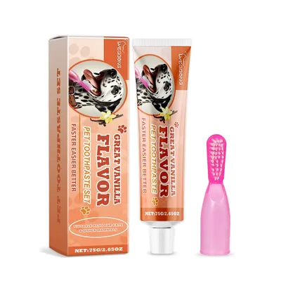 FurryFusion Kit de Dentifrice Compagnie à la Saveur de Vanille