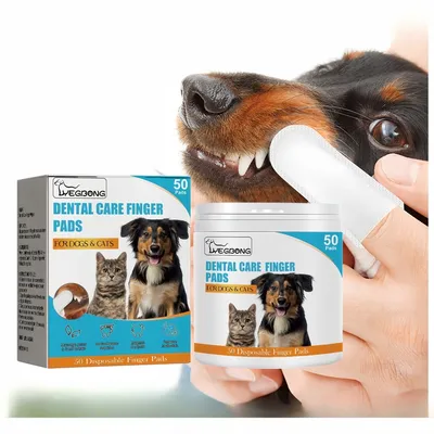 FurryFusion Doigtiers de Nettoyage des Dents pour Chiens et Chats