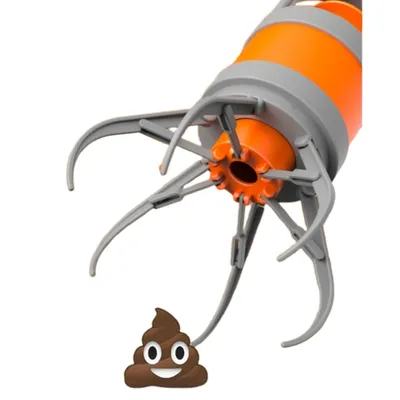 FurryFusion Pince ramasse-crottes pour chien