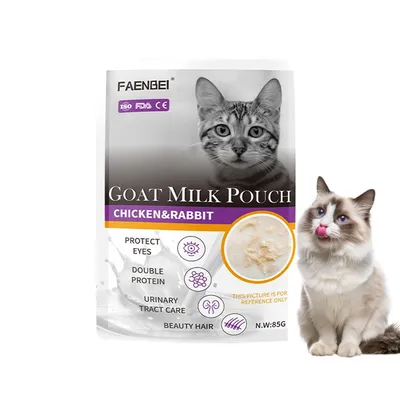 FurryFusion Nourriture humide pour chats au lait de chèvre