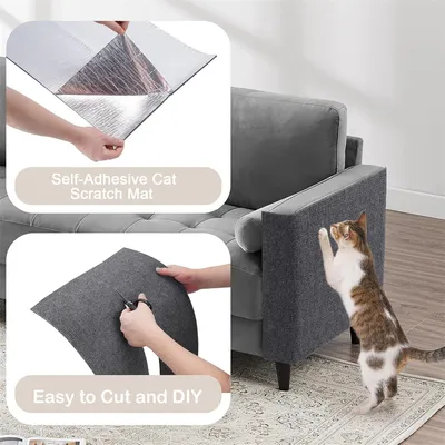 UAMLY Alfombrilla rascadora para gatos/protector de sofá