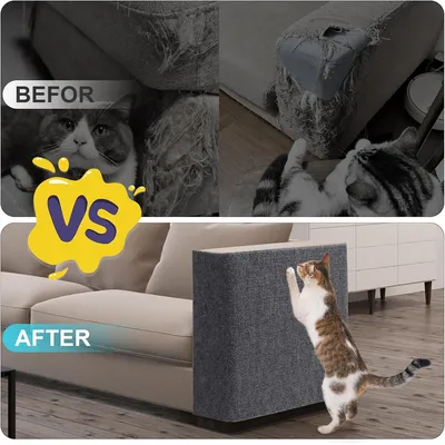 UAMLY Alfombrilla rascadora para gatos/protector de sofá
