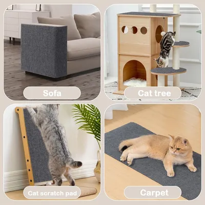 UAMLY Tapis griffoir pour Chat protection canape