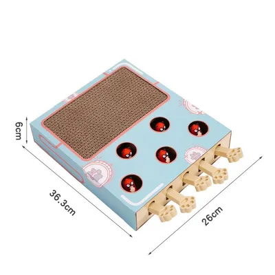 Jouet interactif pour chat, en bois, jouet taupe