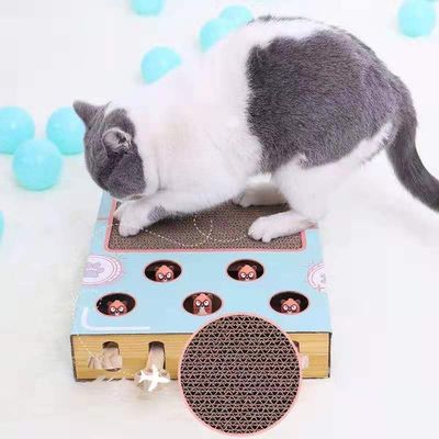 Jouet interactif pour chat, en bois, jouet taupe