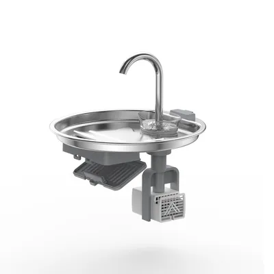 UAMLY Fontaine à eau pour chat en acier inoxydable