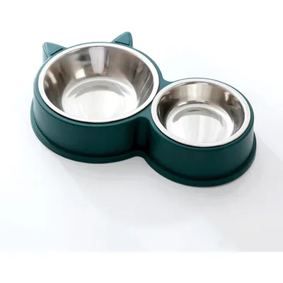 UAMLY Lot de gamelles pour chat, Double bol UAMLY Lot de gamelles pour chat, Double bol