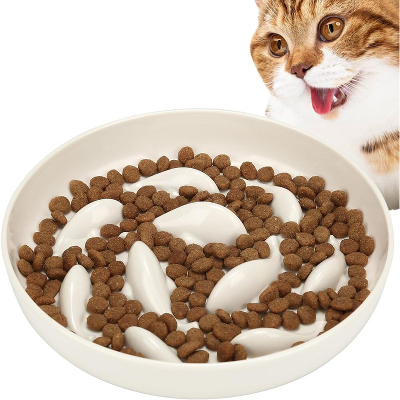UAMLY Gamelle à alimentation lente pour chat