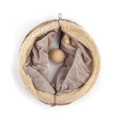 Tunnel Pliable pour Chat avec 1 Trous