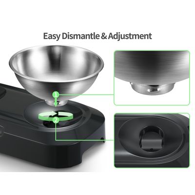 UAMLY Gamelle Chat Surélevé en Acier Inoxydable