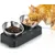 UAMLY Gamelle Chat Surélevé en Acier Inoxydable UAMLY Gamelle Chat Surélevé en Acier Inoxydable