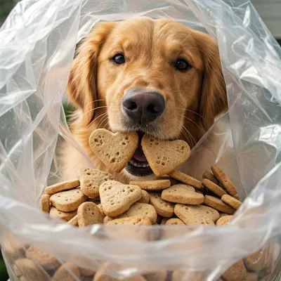 Bubimex Biscuits fourrés coeur pour chien