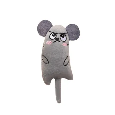 Lot de 2 jouets pour chat Pet Planet (gris et vert)