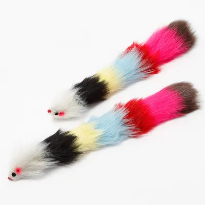 Jouet pour chat coloré Pet Planet avec clochette - 2 pièces