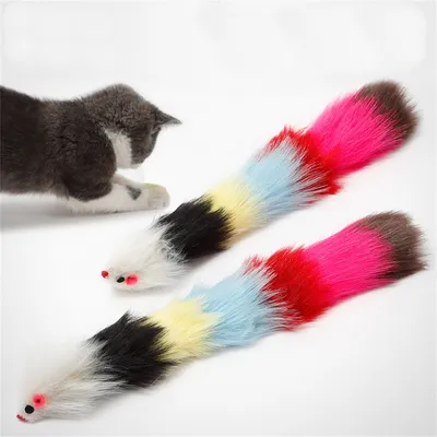 Jouet pour chat coloré Pet Planet avec clochette - 2 pièces