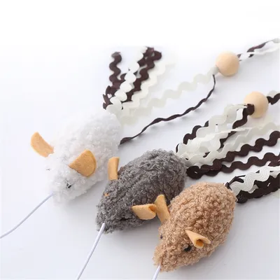 Bâton interactif en peluche pour chat Pet Planet