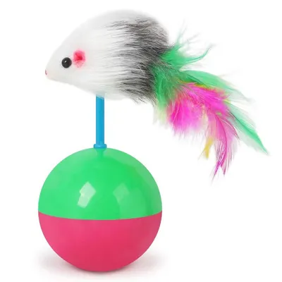 Jouet pour chat en forme de souris qui fait des culbutes Pet Planet