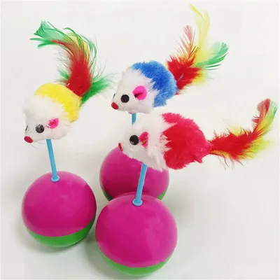 Jouet pour chat en forme de souris qui fait des culbutes Pet Planet