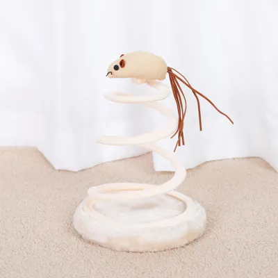 UAMLY Jouet interactif pour chat, souris en peluche d'exercice
