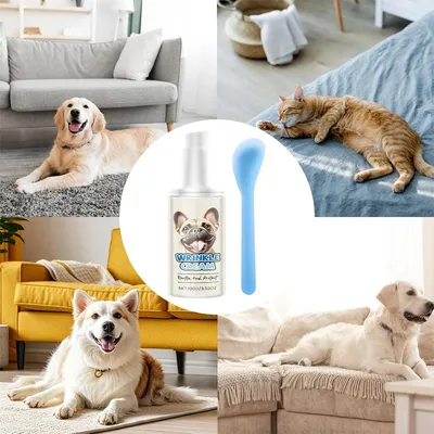 FurryFusion Crème de soin pour la peau du chien, 100 g + grattoir