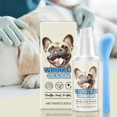 FurryFusion Crème de soin pour la peau du chien, 100 g + grattoir