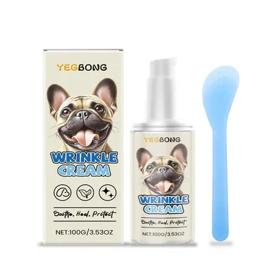 FurryFusion Crème de soin pour la peau du chien, 100 g + grattoir