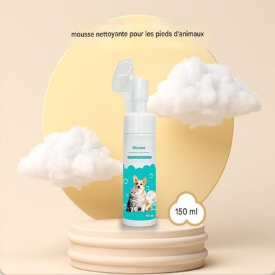 FurryFusion Mousse nettoyante pour pattes d'animaux 150 ml