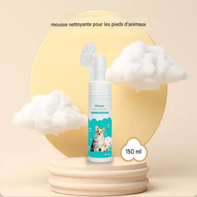 FurryFusion Mousse nettoyante pour pattes d'animaux 150 ml