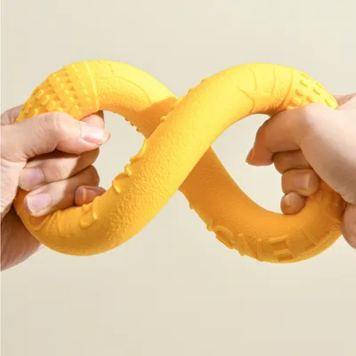 FurryFusion Anneau de traction pour jouet pour animaux de compagnie TPR