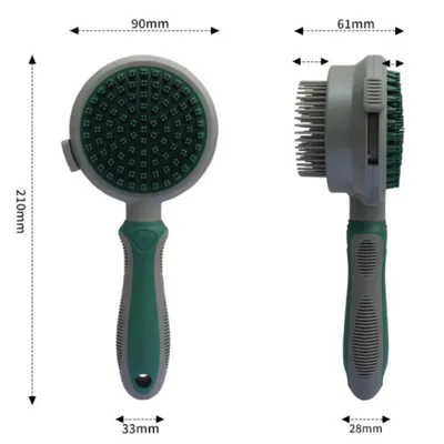 FurryFusion Peigne double face pour chien et chat