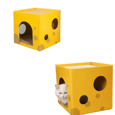 FurryFusion Griffeuse pour chat en forme de cube FurryFusion Griffeuse pour chat en forme de cube