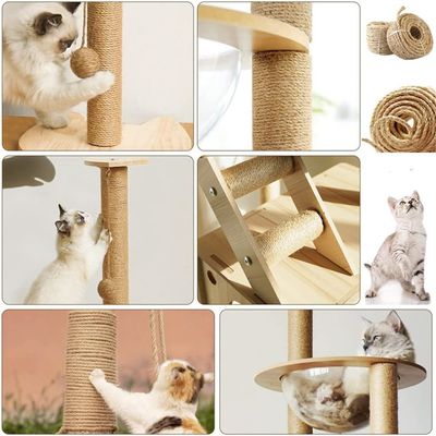 FurryFusion Corde en sisal naturel, 10 mm, 15 m